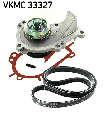 SKF VKMC 33327 Wasserpumpe + Keilrippenriemensatz